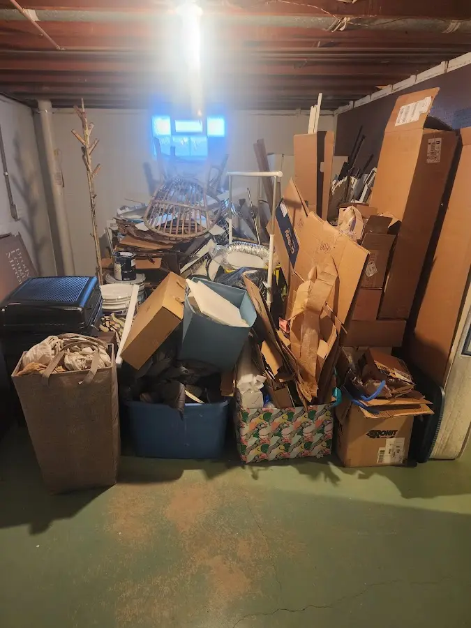 Roll-off dumpster container at job site for Roll Off Dumpster Rental in Fresno